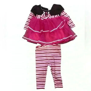 Youngland Baby Gingerbread Girl Outfit 12 months Christmas outfit baby girl